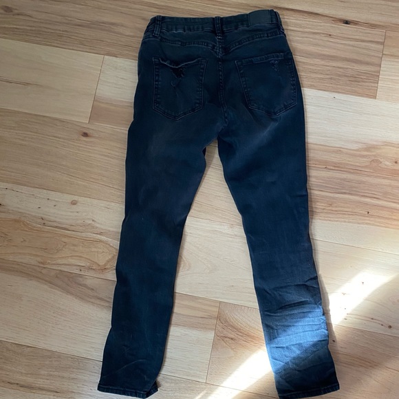 Black Ripped Jeans - Picture 2 of 2